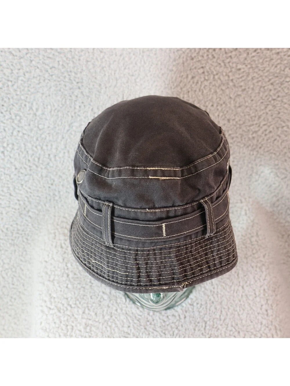 Polo Jeans Youth Bucket Hat Black Denim Belt Utility Gorp
